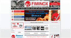 Desktop Screenshot of fiminox.it