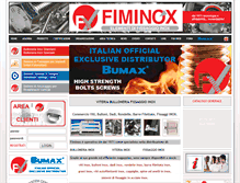 Tablet Screenshot of fiminox.it